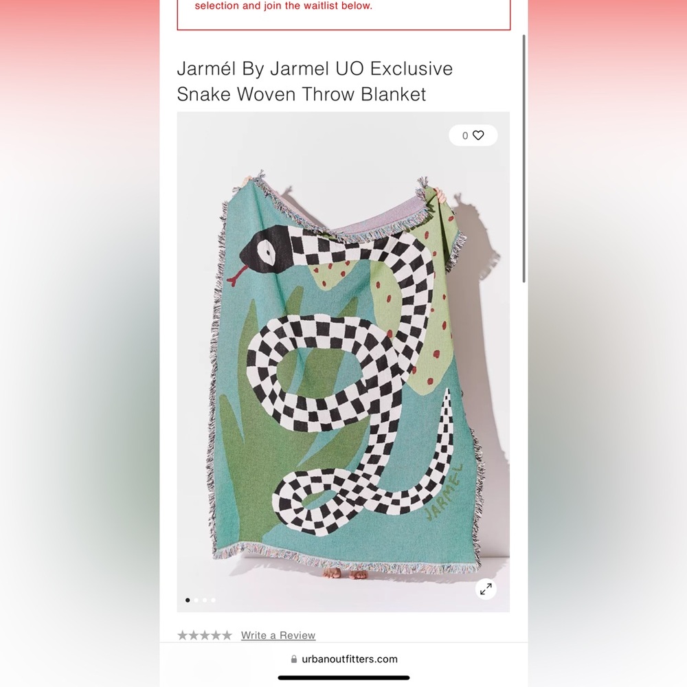 Urban Outfitters Woven Throw Blanket